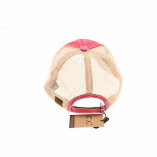Washed Mesh Back Cotton Classic CC Ballcap BA912