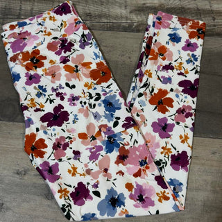 White Wildflower Full Legging