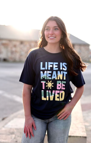 Life Is Meant To Be Lived (Athletic Navy)