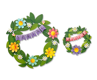 Everyday Wreath, Magnetic Home Decor (16")