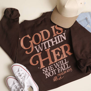 GOD IS WITHIN HER Heavyweight Sweatshirt