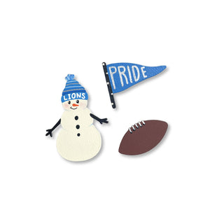 Snowy Football Magnets S/3 Lions Pride Sports Gift
