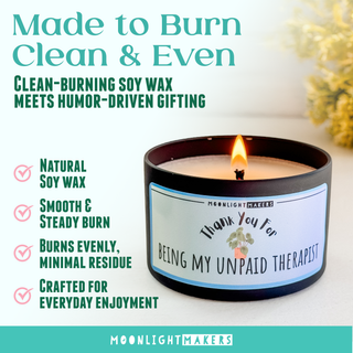 Funny Candle - 8oz, 100% Soy - Friendship Like This Candle
