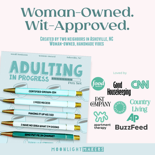 Adulting In Progress - Pen Set - Funny Gift
