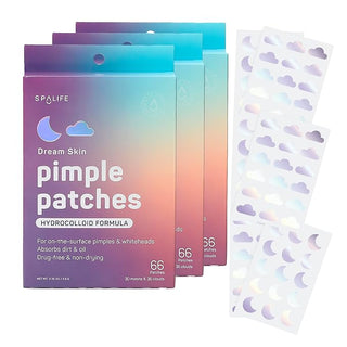 Dream Skin Pimple Patches – Hydrocolloid Formula for Acne, Spots, Redness, and Oiliness