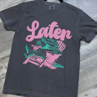 Later Gator Graphic Tee on Pepper