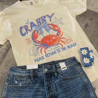 If Crabby Return to Beach Tee