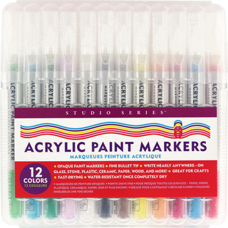 Studio Series Acrylic Paint Marker Set (12-piece set)