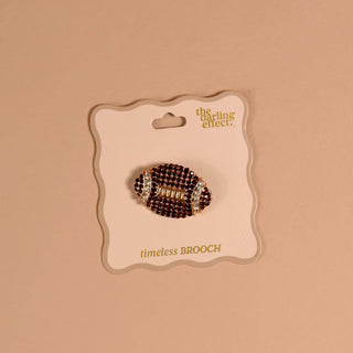 Timeless Brooch-Dazzle Football
