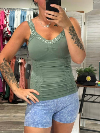 Lace Corset Cami