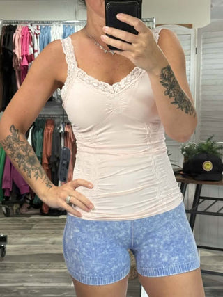 Lace Corset Cami