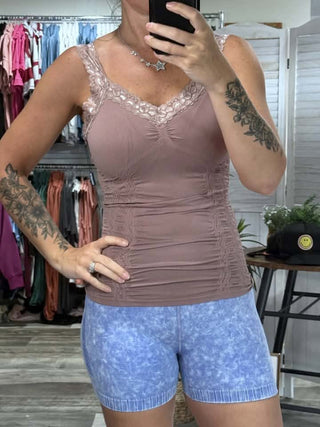 Lace Corset Cami