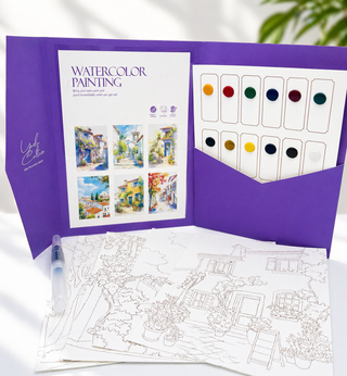 Watercolor Painting Kit- All in One Creative Kit 