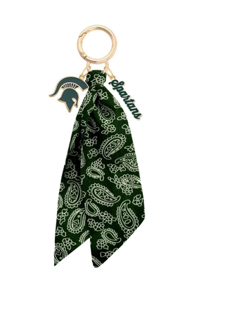 Michigan State Spartans Logo Bandana Bag Charm