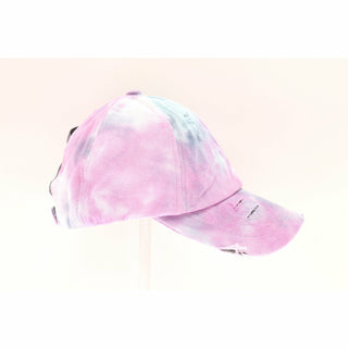 Tie Dye Criss-Cross High Ponytail CC Ball Cap BT791
