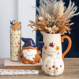 Autumn Magic Ceramic Fall Flower Vase Jug