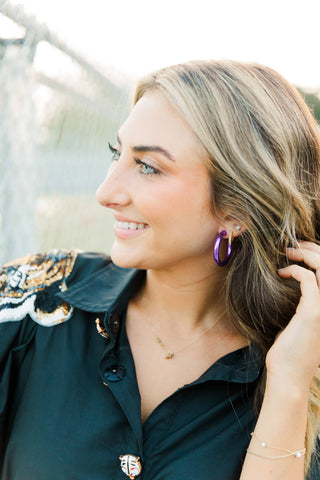 Gameday Metallic Hoops