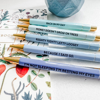 Fatherhood - Pen Set - Funny Dad Gift, Father's Day