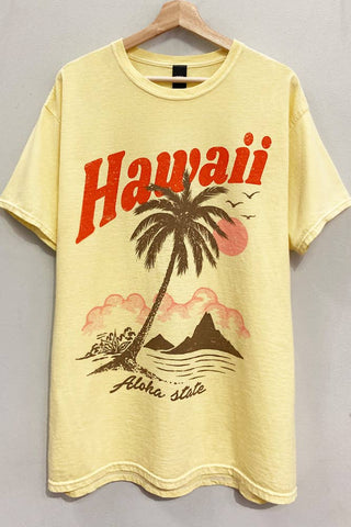 Hawaii Sunset Yellow T-Shirt