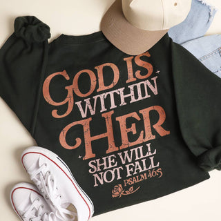 GOD IS WITHIN HER Heavyweight Sweatshirt