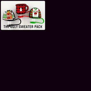 Straw Topper 3 pack - Christmas Theme / Stocking Stuffers