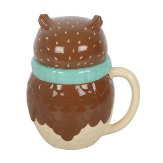 Oliver Owl Lidded Autumn Mug