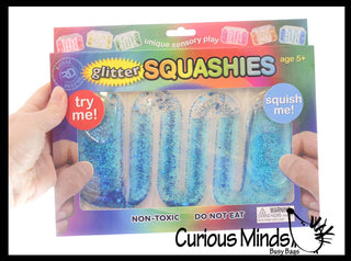 Squishy Water Tube Fidget Toy - Push Goo Through Maze Tube