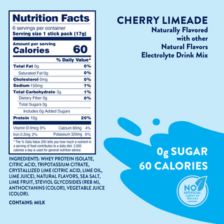 Protein Refresher Stix 6 ct - Cherry Limeade