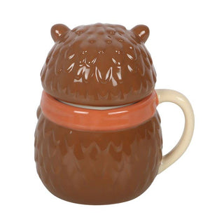 Hazel Hedgehog Lidded Autumn Mug