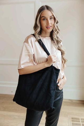 Last Minute Corduroy Tote