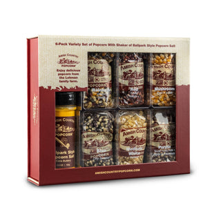 6/4oz Popcorn Variety Gift Box with 5.5oz Buttersalt