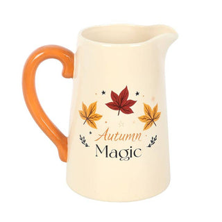 Autumn Magic Ceramic Fall Flower Vase Jug