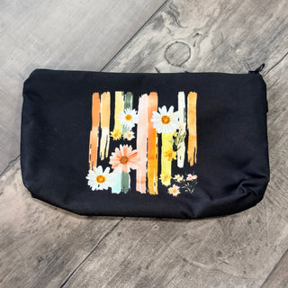 Watercolor Floral Zipper Pouch