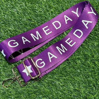 Purple Game Day Bag Strap