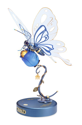 MI05B Mechanical Butterfly (Blue) ROKR 3D Puzzle Kit