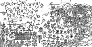 Woodland Kingdom Coloring Book by Toshiyuki Fukuda by Toshiyuki Fukuda