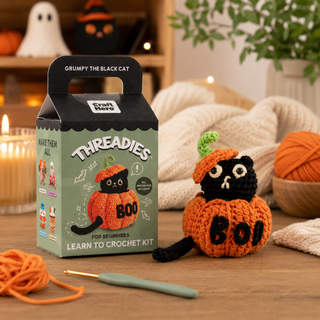 Halloween Crochet Kit for Beginners | Grumpy | DIY