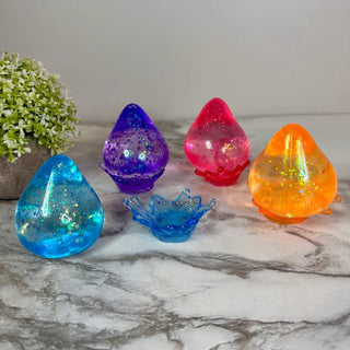 Glitter Drop w/ Stand Slow Rising Squish