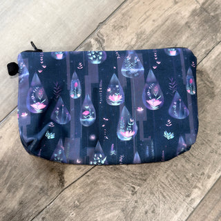 Evening Floral Zipper Pouch