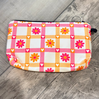Sherbert Floral Zipper Pouch