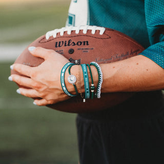 "Michigan State" Game Day Hair Tie Bracelets (Small)