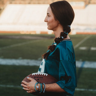 "Michigan State" Game Day Hair Tie Bracelets (Small)