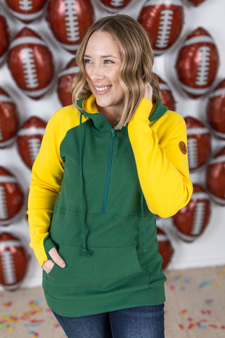 IN STOCK GameDay Halfzip Hoodie - Green Bay