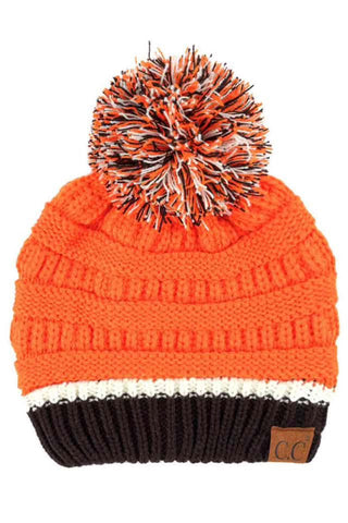 C.C Team  Color Game Day Beanie