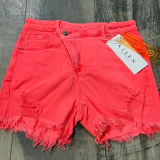 Zenana Colored Denim Shorts