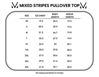 Mixed Stripe Pullover