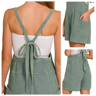 Washed Romper