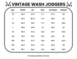IN STOCK Vintage Wash Joggers - Teal