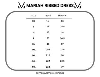 IN STOCK Mariah Ribbed Dress - Grey Stripes