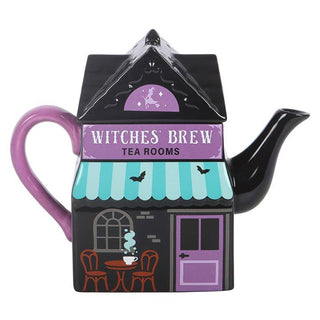 Witches' Brew Tea Room Halloween Teapot